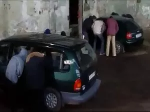 浸泡，填充 电报同性恋色情片